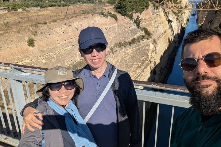Athens Ancient Corinth Tour with Tickets Beach Stop and Pickup