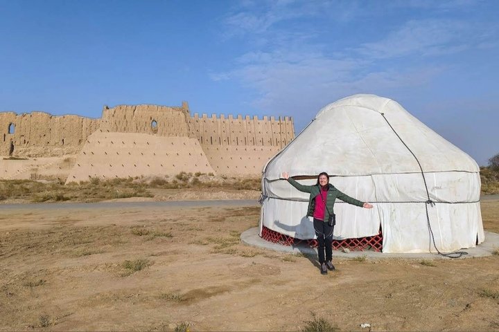 Daytrip from Nukus to Khiva by visiting 6 Fortresses and The Lake