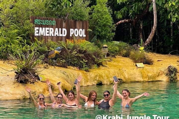 All day Krabi Jungle Tour (Hot Spring Water, Emerald Pool, Tiger Cave Temple)