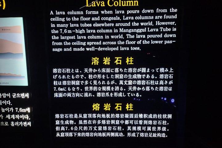 Private Half Day tour Manjanggul Lava tube in Jeju island