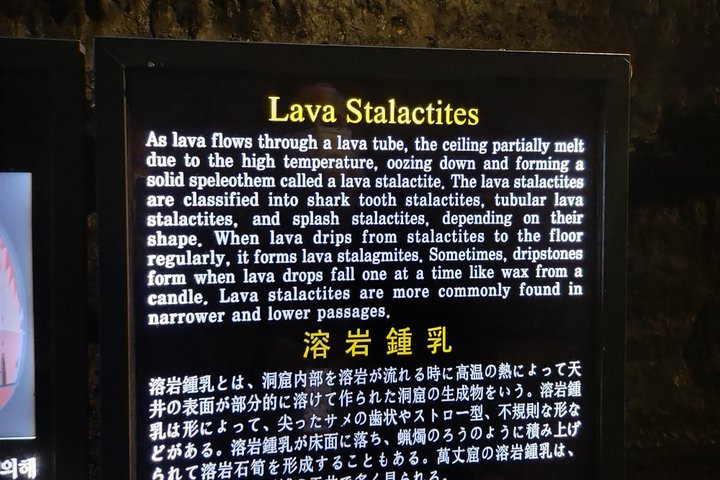 Private Half Day tour Manjanggul Lava tube in Jeju island