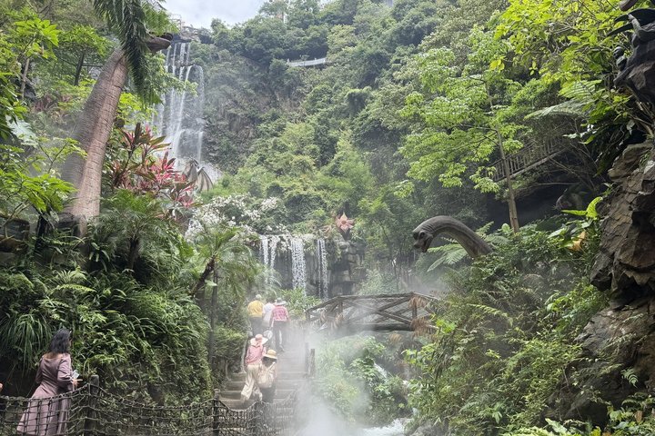 Guangzhou: Gulong Gorge Glass Skywalk & Go-Kart Adventure