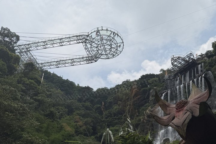 Guangzhou: Gulong Gorge Glass Skywalk & Go-Kart Adventure