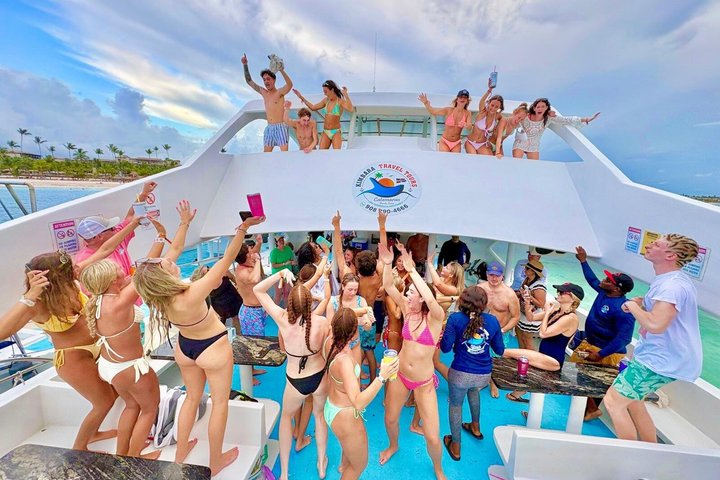Sand-Bar Punta Cana Party Boat unlimited drinks, snorkeling Vibes