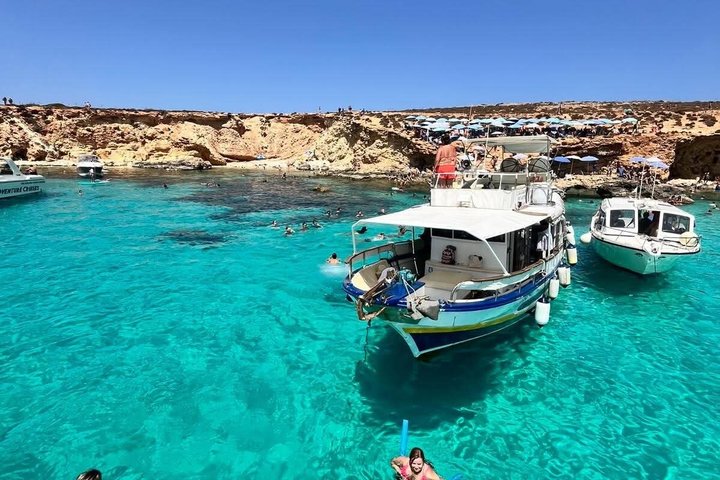 Half day Cruise - Comino, Gozo, Blue & Crystal Lagoon, and Caves