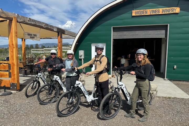 Kelowna Wine Tour by E-Bike with Tastings, Lunch & Okanagan Views