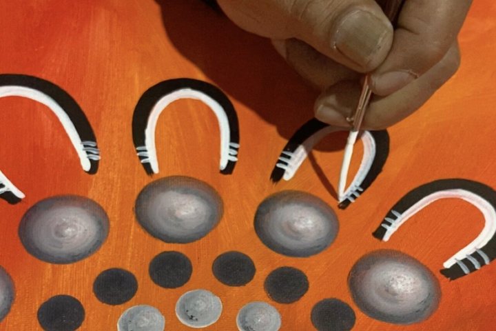 Aboriginal Art Workshop Paint Your Own Boomerang or Clapsticks