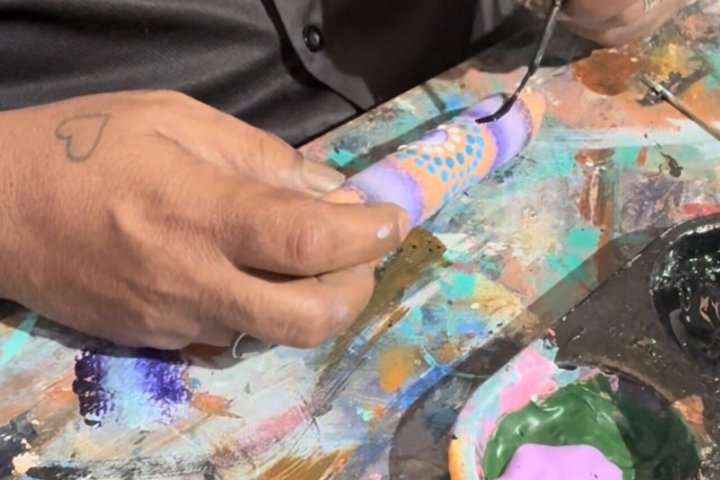 Aboriginal Art Workshop Paint Your Own Boomerang or Clapsticks