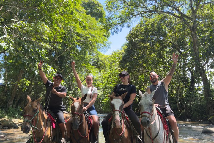 Horseback Riding Adventure in La Fortuna with River Crossings
