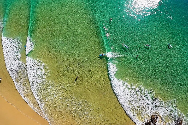 Rainbow Beach: Surf Lesson Safari & Beach 4WD Double Island Point