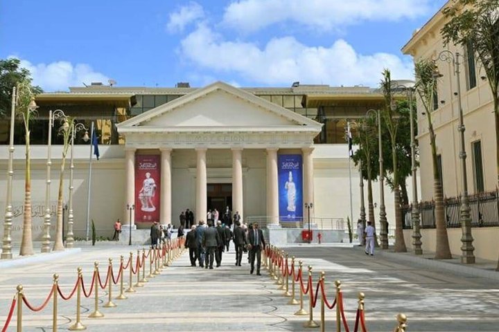 Alexandria Bibliotheca and Greco-Roman Museum from North Coast