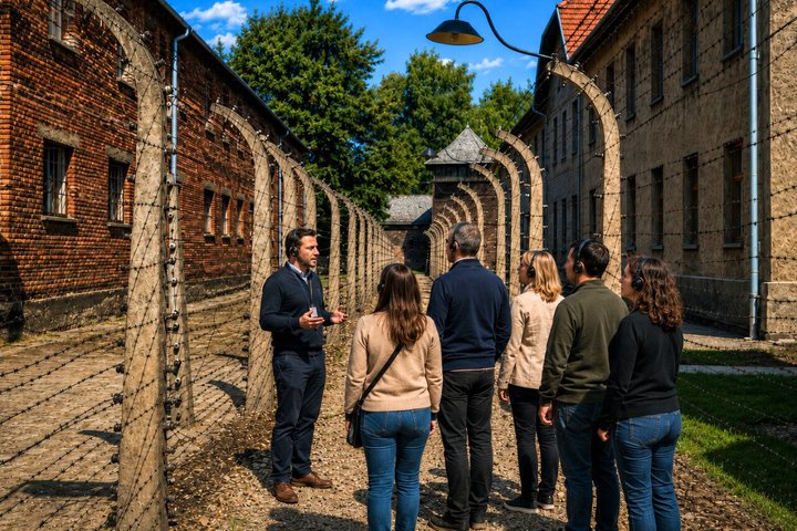 Krakow to Auschwitz-Birkenau Live Guided Tour & Hotel Pick-up
