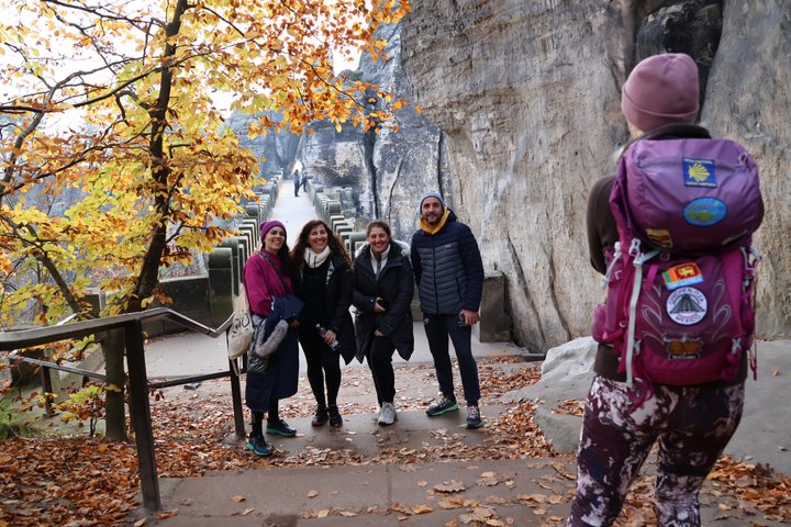 From Dresden: Bastei Bridge, Gorge Boat & Narnia Rocks Tour