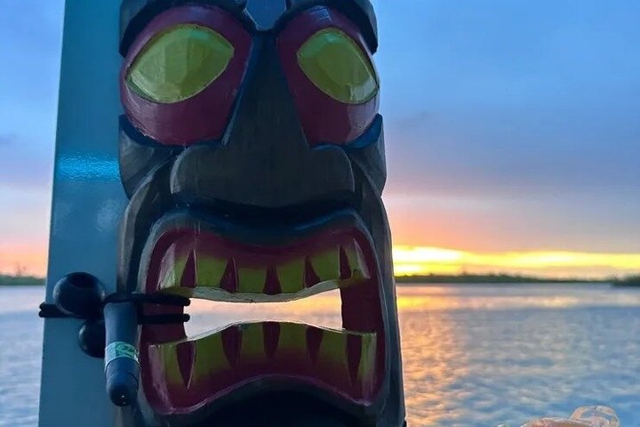2-Hour Sunset Dolphin Tiki Boat Cruise