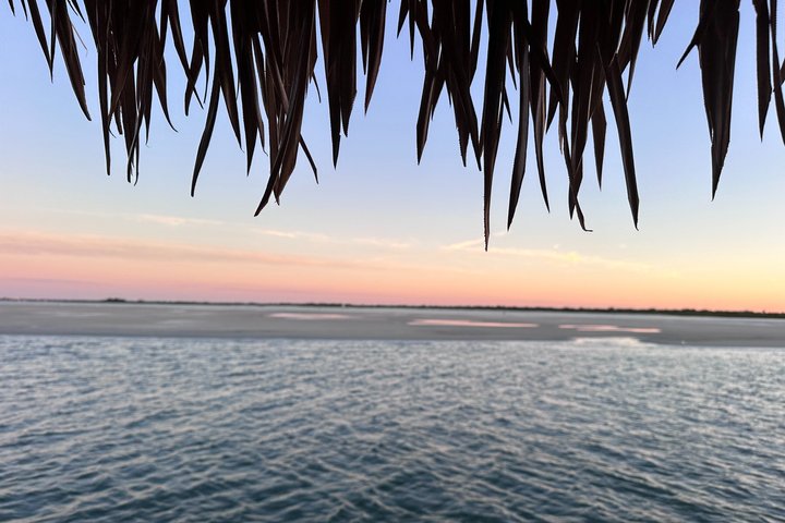 2-Hour Sunset Dolphin Tiki Boat Cruise