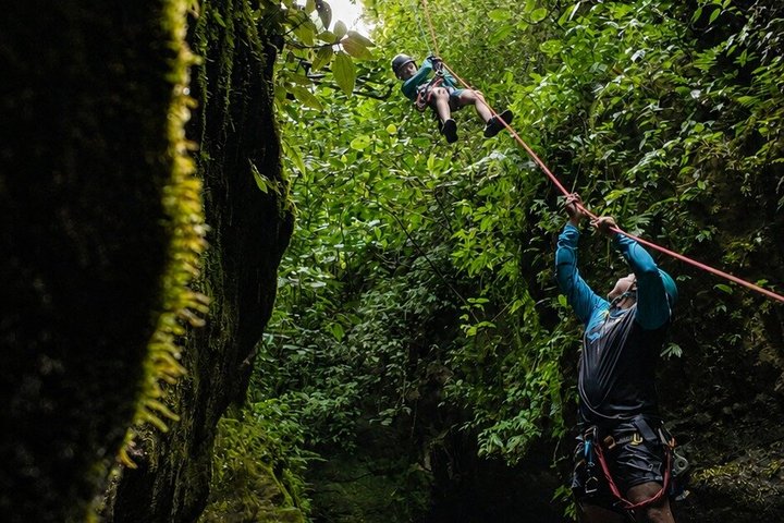 Arenal Volcano Canyoning and Waterfall Rappelling from La Fortuna