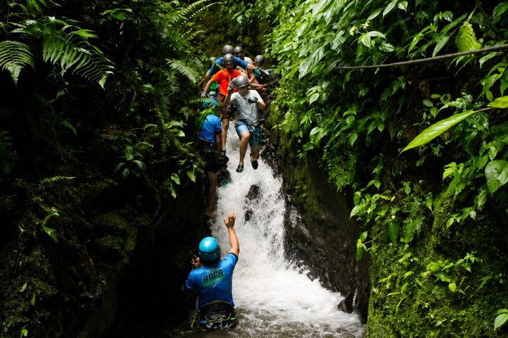 Arenal Volcano Canyoning and Waterfall Rappelling from La Fortuna