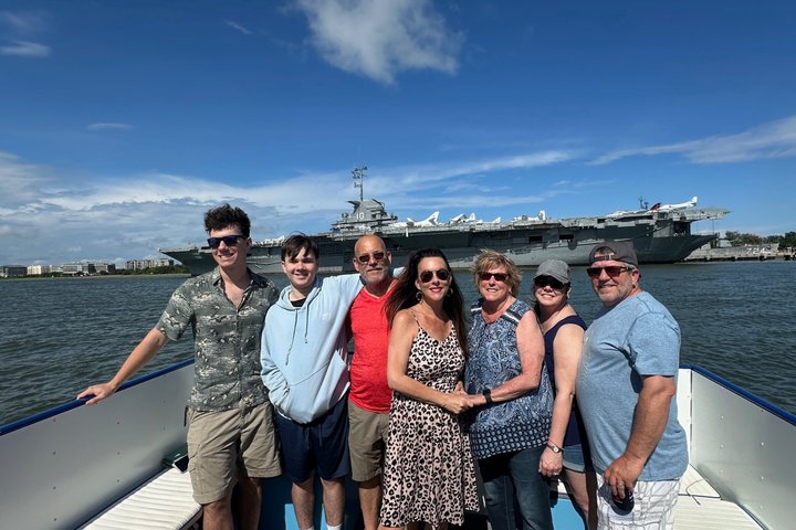 Semi Private Party Boat Cruise Shem Creek to Charleston Harbor
