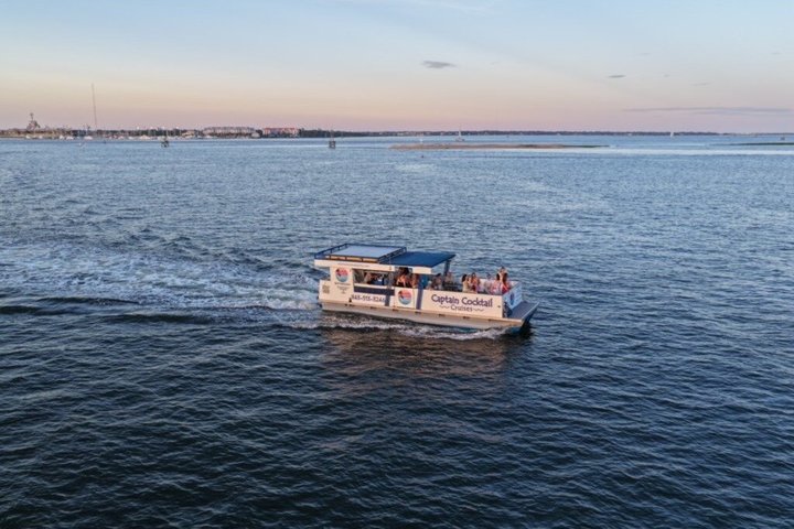 Semi Private Party Boat Cruise Shem Creek to Charleston Harbor