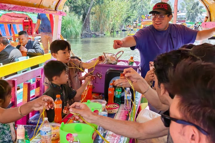 Mexico City Private Family Boat Tour Xochimilco UNESCO