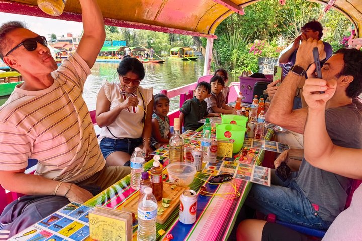Mexico City Private Family Boat Tour Xochimilco UNESCO