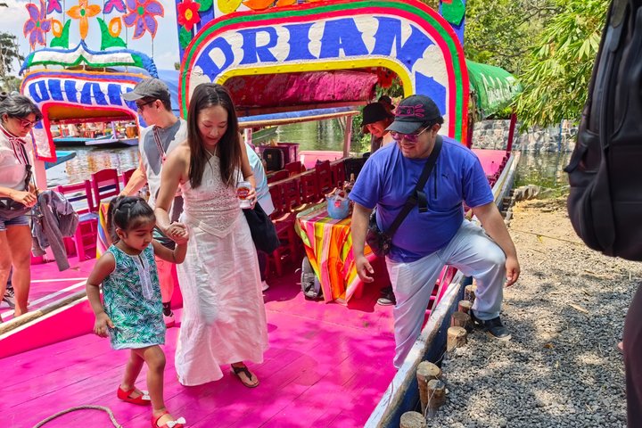 Mexico City Private Family Boat Tour Xochimilco UNESCO