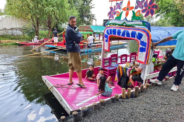 Mexico City Private Family Boat Tour Xochimilco UNESCO