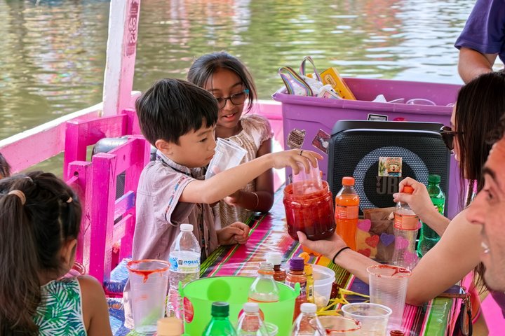 Mexico City Private Family Boat Tour Xochimilco UNESCO