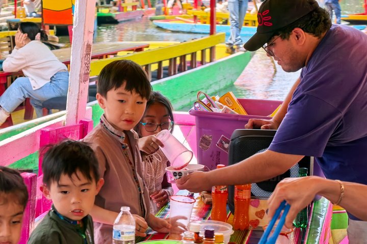 Mexico City Private Family Boat Tour Xochimilco UNESCO