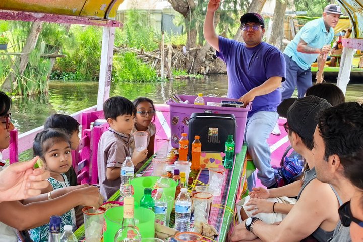 Mexico City Private Family Boat Tour Xochimilco UNESCO