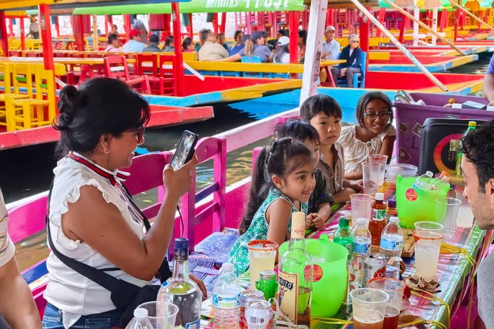 Mexico City Private Family Boat Tour Xochimilco UNESCO