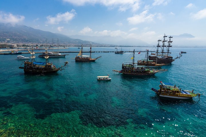 Alanya All Inclusive Pirate Boat Trip With Hotel Transfer