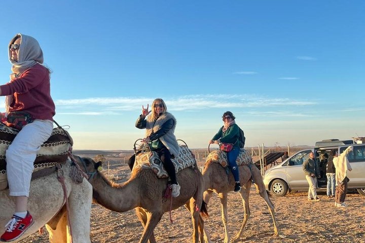 Marrakech Desert Agafay Quad & Camel with Lunch & swimming pool