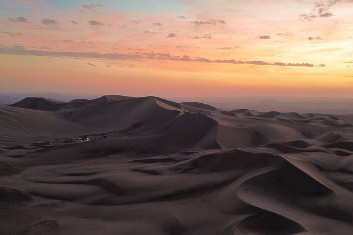 Paragliding over the Desert