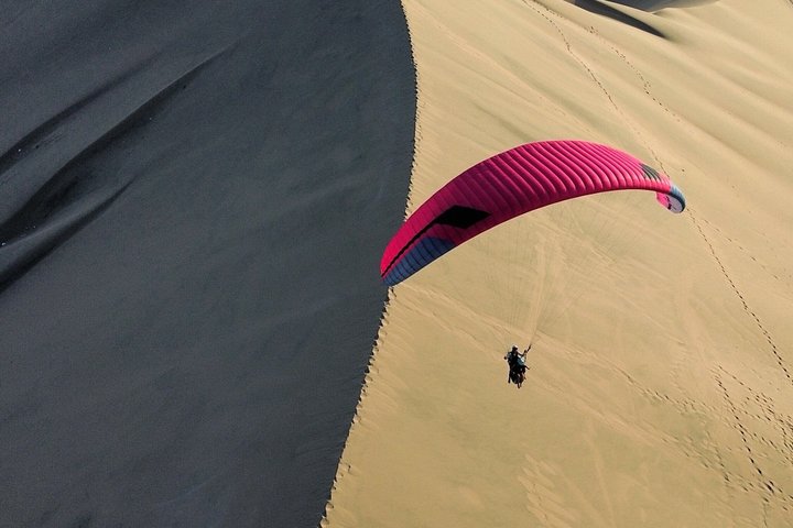 Paragliding over the Desert