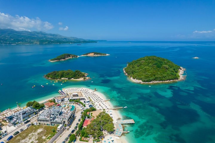 From Tirana/Durres/Golem: Saranda, Ksamil and Blue Eye Day Trip