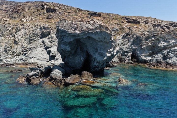 Andros: 4-Hour Cruise to Secluded Beaches (Food & Drinks Incl.)