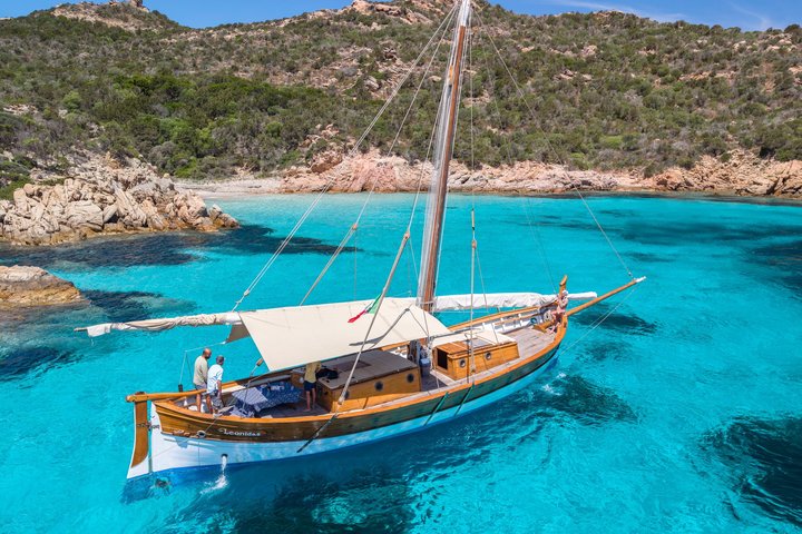 La Maddalena Full Day on a Vintage Sailing Ship