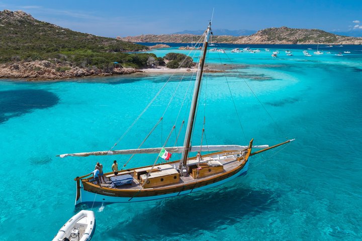 La Maddalena Full Day on a Vintage Sailing Ship