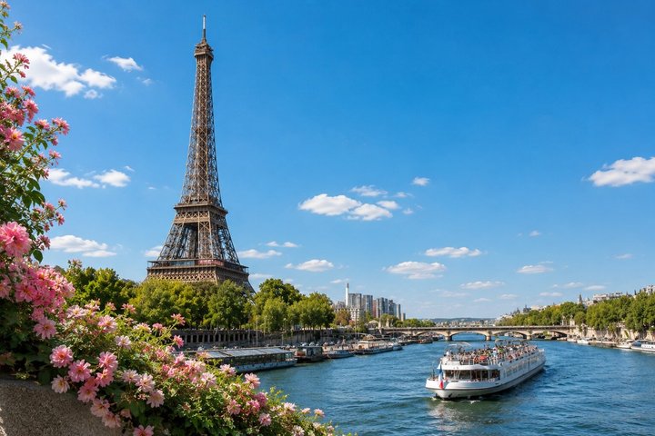 Le Havre to Paris with Boat Cruise & Lunch for First Time Visitor