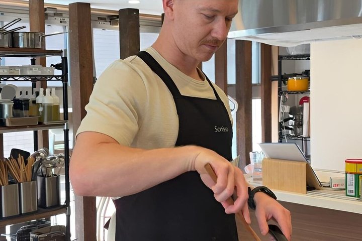 Local market visit & Chicken Omurice Cooking Class (Ebisu, Tokyo)