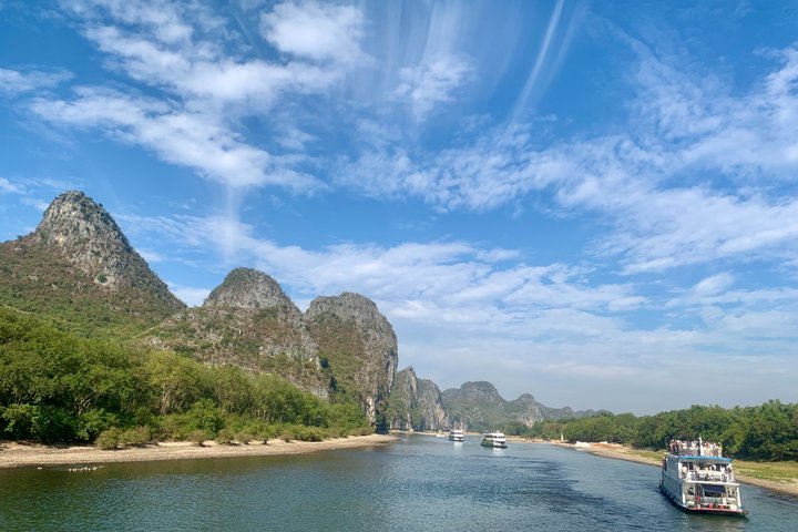 Li River Cruise ticket from Guilin to Yangshuo with pickup