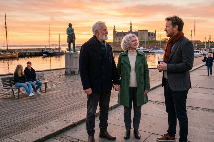 Private Romantic Walking Tour in Helsingør Historic Heritage