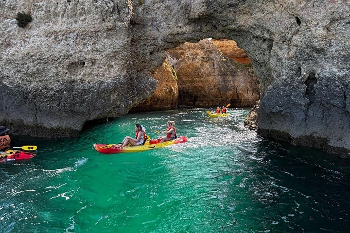 Ponta da Piedade Caves Kayak Tour in Lagos + Snorkelling