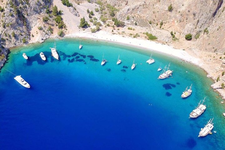 Boat Trip to Symi Island with swimming stop at St George Bay
