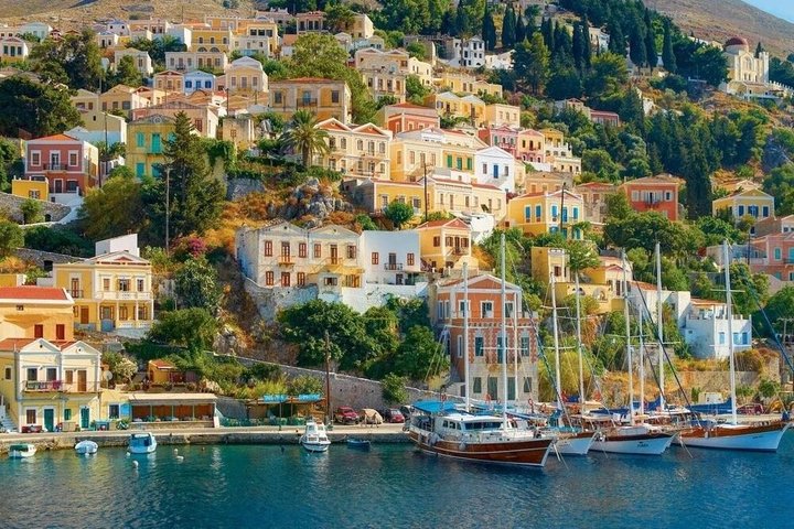 Symi Island by Fast Boat (High-Speed: ~1hr journey & ~4hrs Symi)