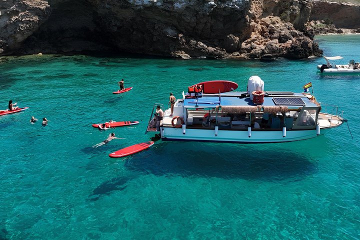 Coves and Caves Excursion with Tapas and Premium Open Bar in Ibiza
