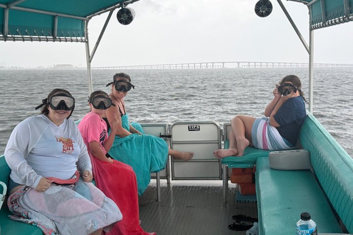 Pensacola Beach Dolphin Cruise + Beach Stop + Reef Snorkeling