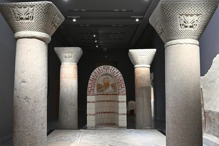 Alexandria Bibliotheca and Greco-Roman Museum from North Coast