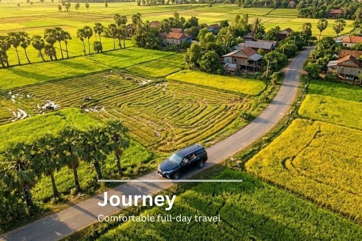Phnom Penh to Angkor Wat, Bayon & Ta Prohm Day Trip